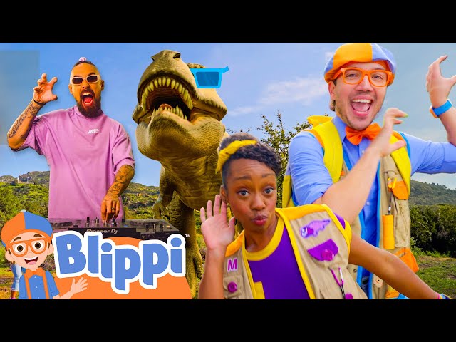 Dino Dance - Can you guess the Dinosaur? | Blippi ft. @LennyPearce | Educational Videos for Kids