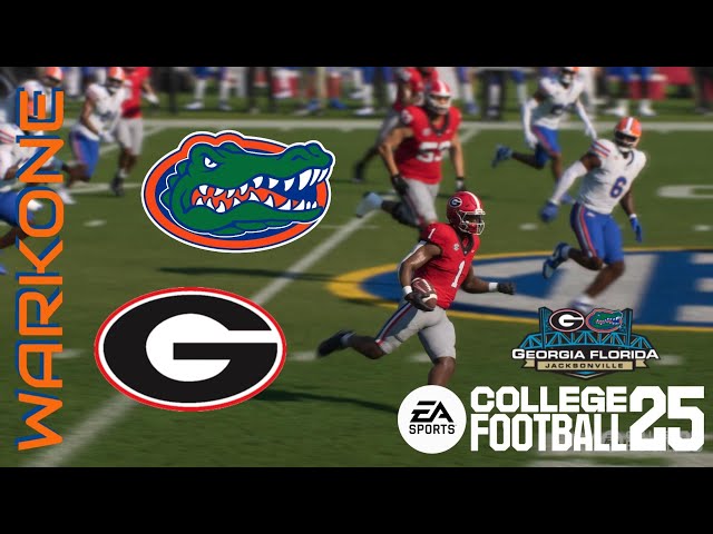 EA SPORTS College Football 25 - Florida Gators vs Georgia Bulldogs