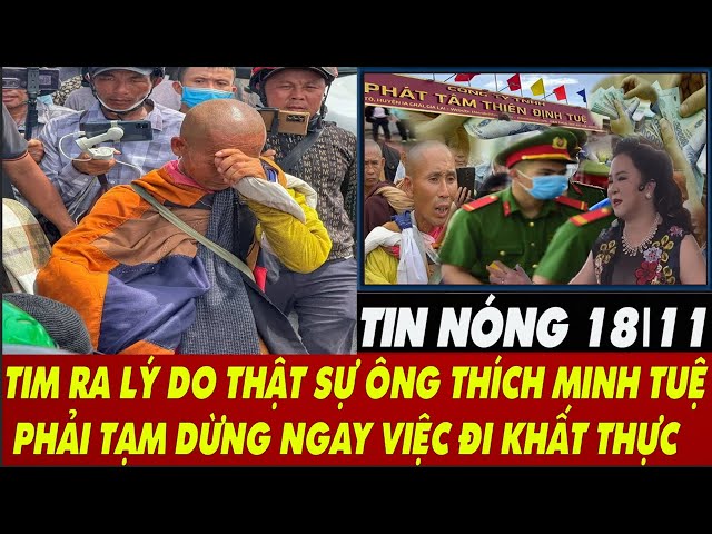 SAU HÀNG LOẠT BÁO CHÍ LÊN TIẾNG ĐÃ TÌM RA LÝ DO THẬT SỰ KHIẾN SƯ MINH TUỆ DỪNG VIỆC ĐI KHẤT THỰC