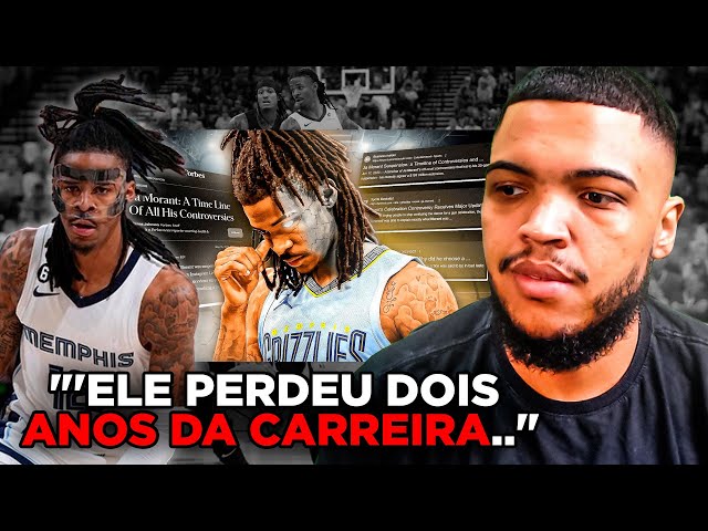 TALENTO E POLÊMICA: A DUPLA FACE DE JA MORANT! | REACT DO JOTA