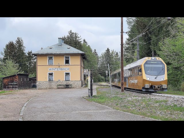 Mariazellerbahn-Strecke über Walstern mit Zugfahrt