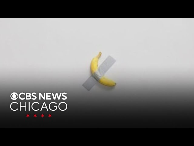 Banana ducted tape to wall sold for $6.2 million at auction