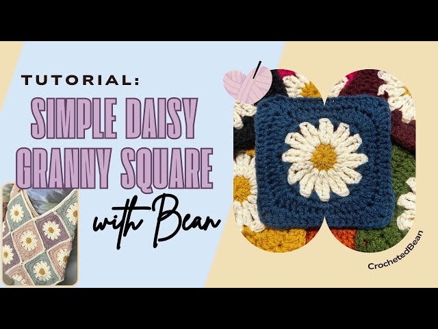 Simple Daisy Granny Square Tutorial