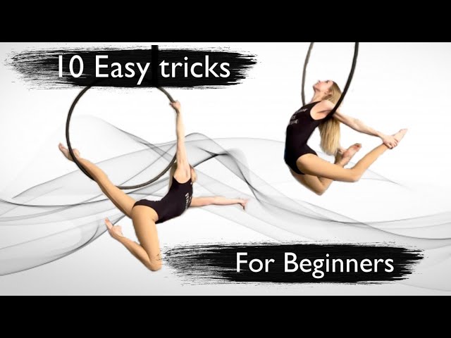 10 TRICKS ON AERIAL HOOP FOR BEGINNERS | Aerial Lyra lessons