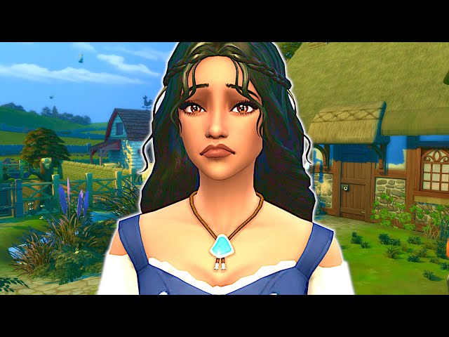 Can my sim live off the land and provide for herself? // Sims 4 peasant challenge