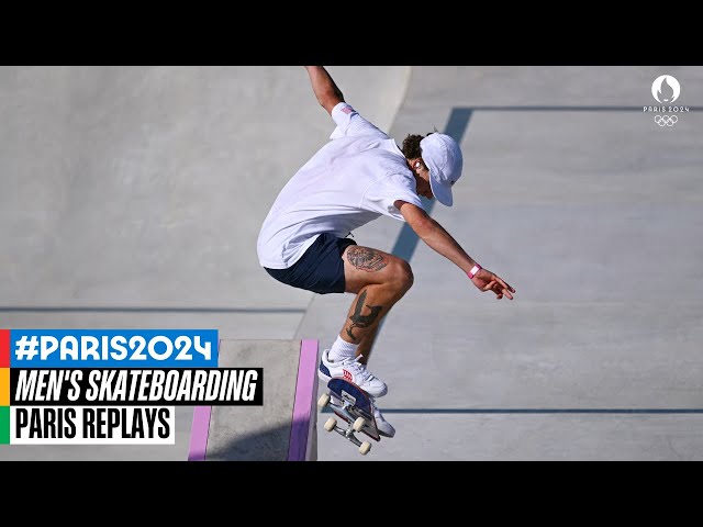 Men's Park Skateboarding full final 🛹 | Paris Replays