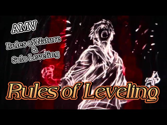 Rules of Leveling - Solo Leveling [AMV]