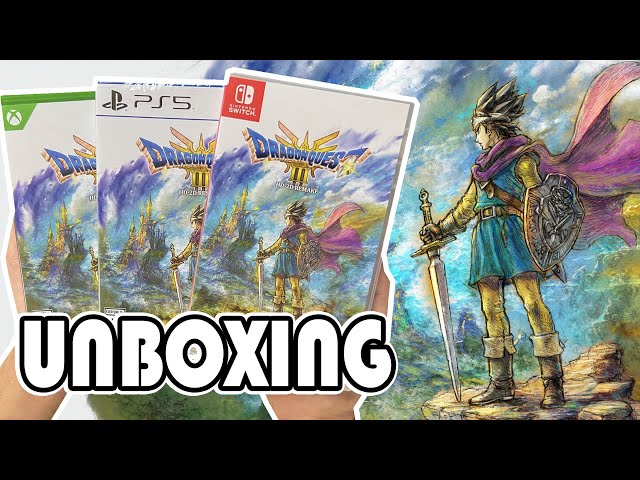 DRAGON QUEST III HD-2D Remake (PS5/Switch/XSX) Unboxing