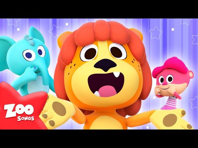 Head, shoulders, knees & toes 🐵Exercise Song with Zoo Songs 🌈 Nursery Rhymes & Kids Songs