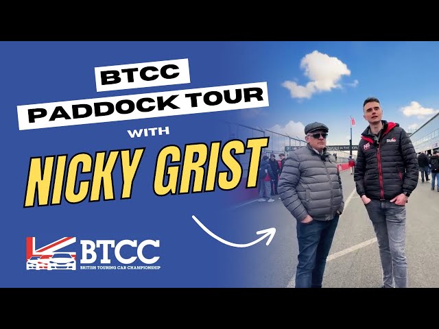 BTCC Paddock Tour with Nicky Grist | Donnington Park - British Touring Car Championship | VLOG