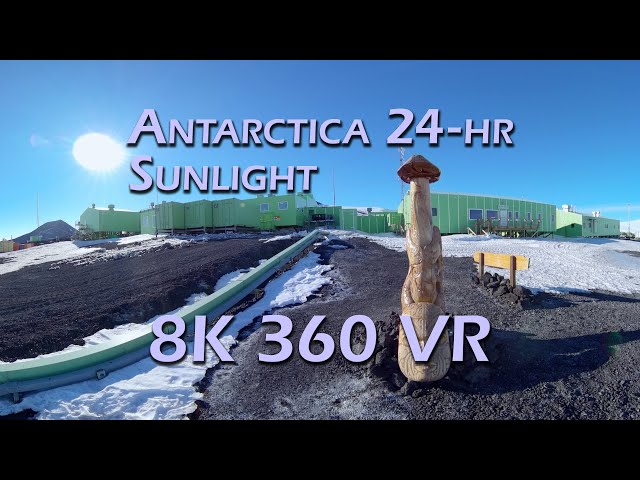 Antarctica 24hr Sunlight VR 8K