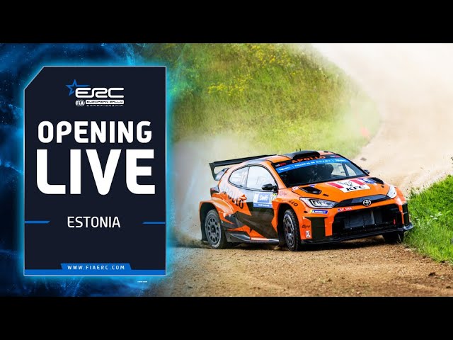 🔴 Opening LIVE | ERC Delfi Rally Estonia 2024