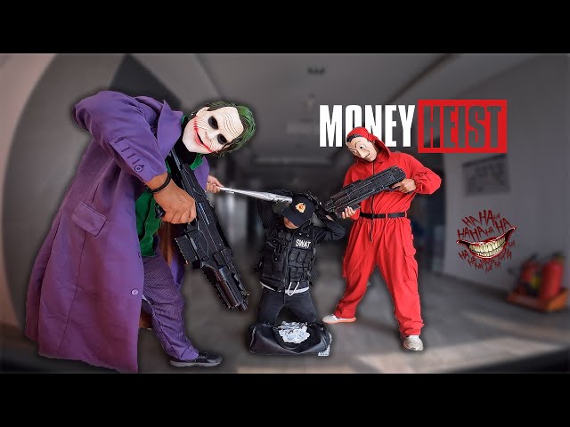 Parkour POV MONEY HEIST And JOKER Vs SWAT In REAL LIFE (BELLA CIAO REMIX) | Epic Live Action