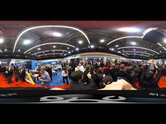 360° View Inside the GOP Debate Spin Room | ABC News