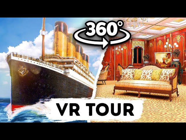 360° Titanic Inside 1 - Virtual Reality Tour VR 360 Video 4k ultra hd