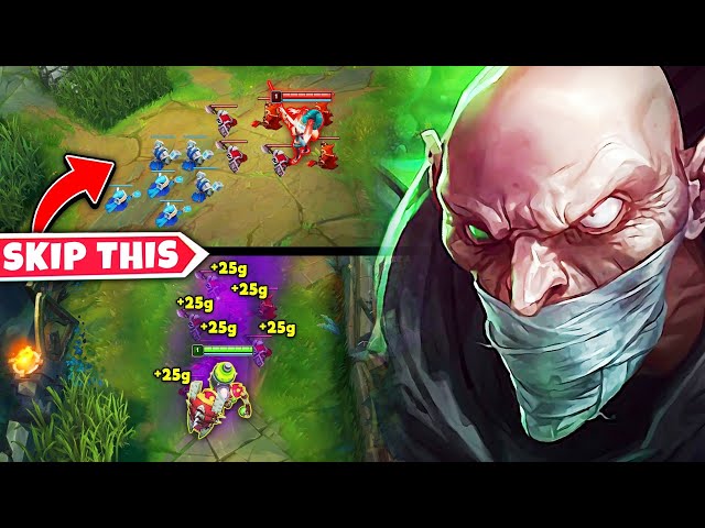 Why SKIPPING the first wave on Singed is actually big brain... (PROXY SINGED STRATEGY)