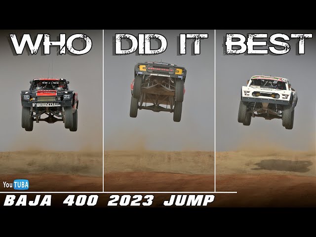 Who Did It Best || Big Jump at the Baja 400 2023