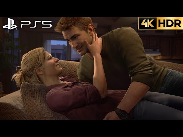 Uncharted 4: A Thief's End (PS5) 4K HDR Gameplay Chapter 4: A Normal Life