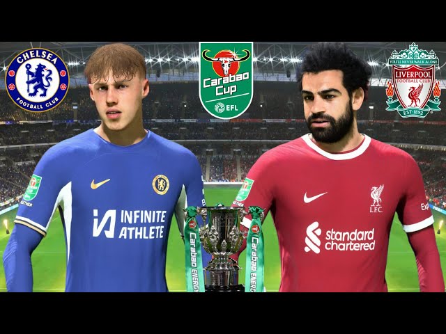 EA FC 24 - Chelsea vs. Liverpool - Palmer Enzo Jackson - Carabao Cup 2024 Final | PS5 | 4K HDR