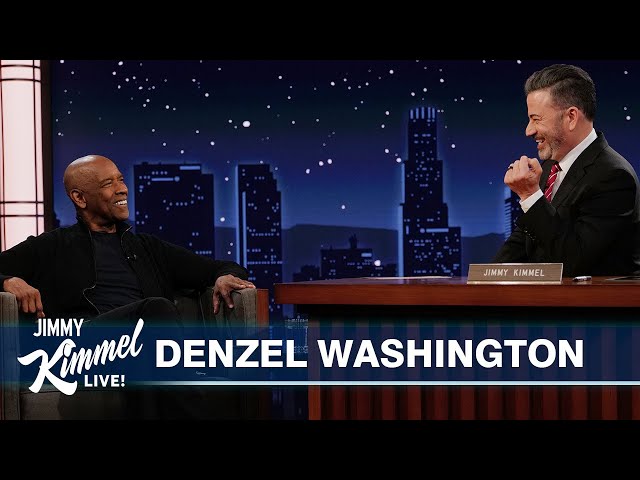 Denzel Washington on Mike Tyson vs Jake Paul, Meeting King Charles, Gladiator II & Retirement Rumors