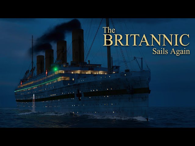 25 Year Old HMHS Britannic Model Sails Again! (4K)