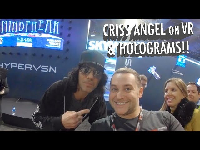 CRISS ANGEL on VR TECH & HOLOGRAMS!!  (3D VR VLOG #5)