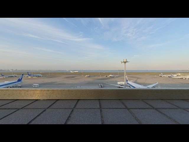 Insta360 EVO VR180 Haneda Airport Terminal 2 Time-lapse 2sec