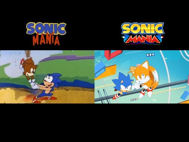 The Adventures of Sonic Trailer vs. Sonic Mania Trailer | Side by Side