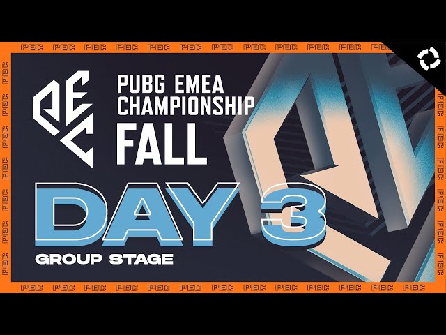 PUBG EMEA Championship: Fall // Group Stage - Day 3