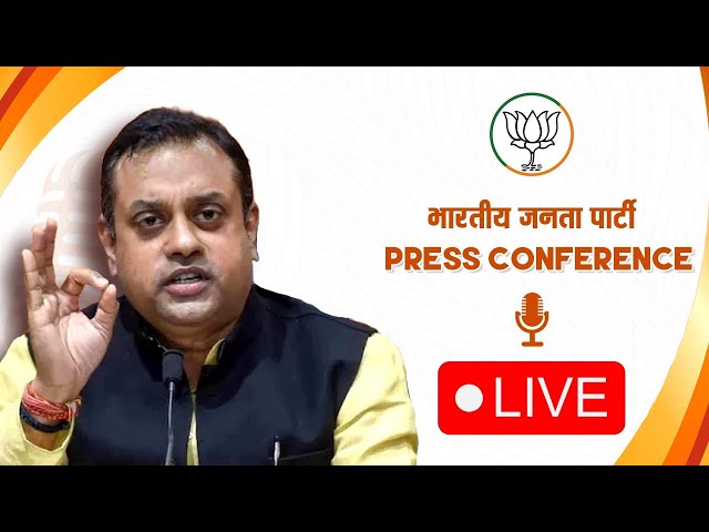 LIVE: BJP National Spokesperson Dr. Sambit Patra addresses press conference at BJP HQ, New Delhi