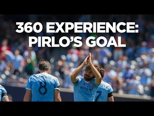 360 EXPERIENCE | Andrea Pirlo Free Kick Goal vs Philadelphia | 6.18.16