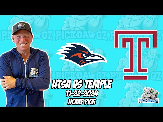 UTSA vs Temple 11/22/24 College Football Picks & Predictions | Week 13 NCAAF