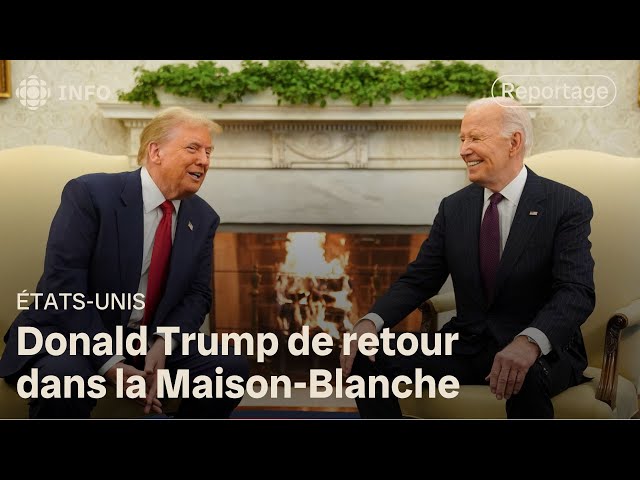 Transition à la Maison-Blanche : Joe Biden reçoit Donald Trump dans le bureau oval