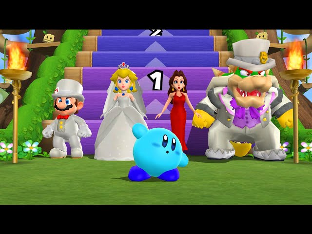 Mario Party 9 - Step It Up Mario Vs Peach Vs Pauline Vs Bowser (Master Difficulty)