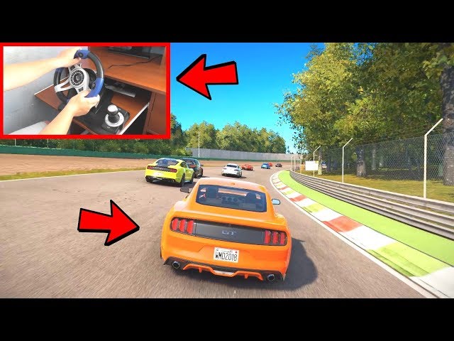 Ford Mustang GT - Awesome Driving from Project Cars 2 (Steering Wheel) Gameplay