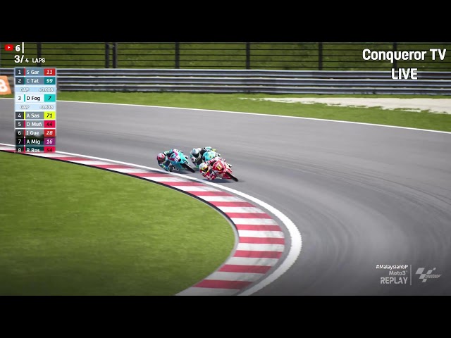 ❗David Alonso Vs Ivan Ortola❗Race Moto3 Sepang #malaysiangp GP 2024