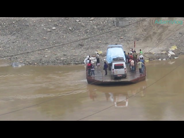 Crossing Arun River at Leguwaghat Now and Then | Crossing Arun River by Ferry | Arun River Bridge