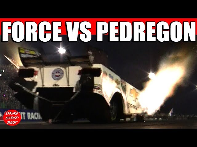 Funny Cars Drag Racing John Force Night Under Fire