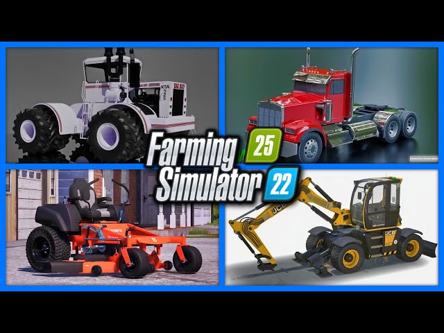 Farm Sim News - Kenworth W900B, Welker’s BigBud in 25, Zero Turn Mower, & More! | Farm Sim 22 & 25