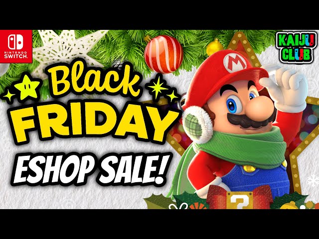 BLACK FRIDAY SALE IS HERE! AWESOME New Nintendo Switch ESHOP Deals!