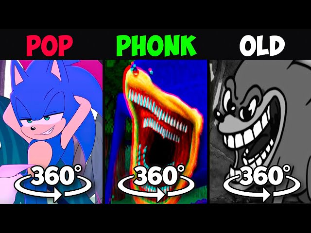 360º VR SHIN SONIC TAPES - POP vs PHONK vs OLD