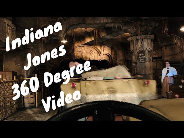 4K 360 Degree - Indiana Jones The Ride at Disneyland