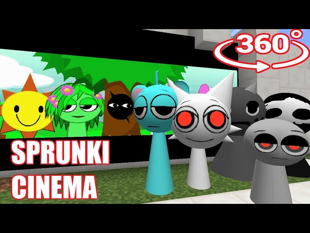 360° VR. INCREDIBOX SPRUNKI CINEMA in Minecraft!