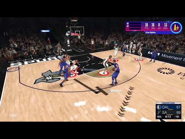 Kai Sotto Tank Build in NBA2K24 (Ps4 Gameplay)