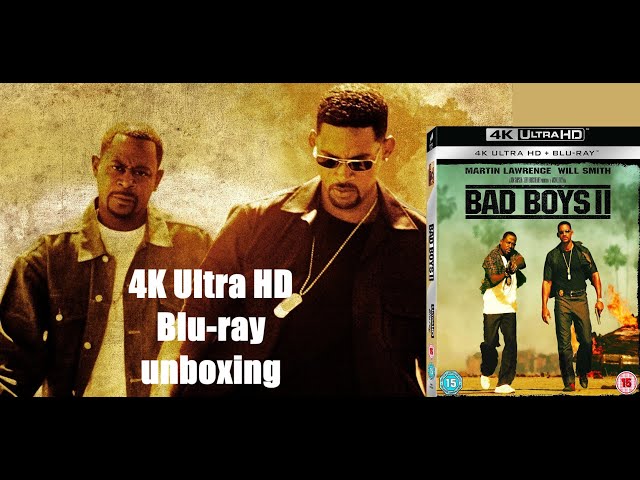 BAD BOYS II 4K Ultra HD Blu-ray unboxing