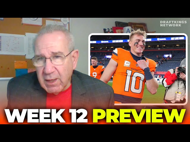 2024 NFL Week 12 PREVIEW with Greg Cosell