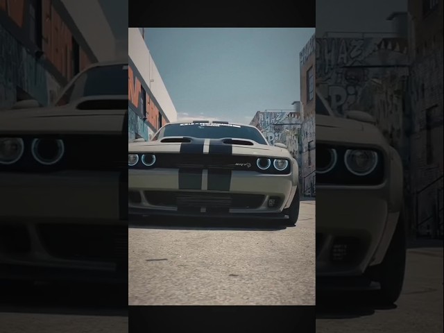 dodge challenger [ red-eyes ] 👀 #caredit #shortvideo #shortsfeed #trendingshorts #viralvideo