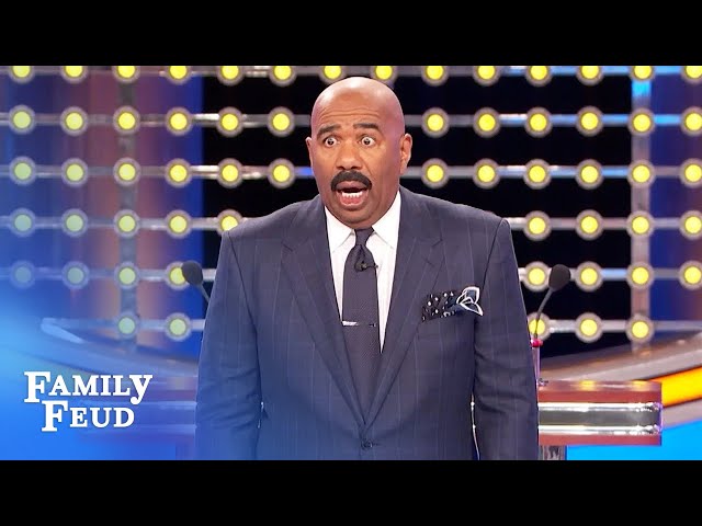 Steve Harvey tells the audience, "I'm ashamed of you!"