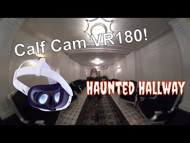 VR180 video Haunted Hallway SpeedRun! #Calfvr #VR180 #spatialvideo #metaquest3