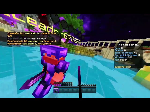 Cubecraft ffa but I play with a YouTuber #cubecraft #ffa